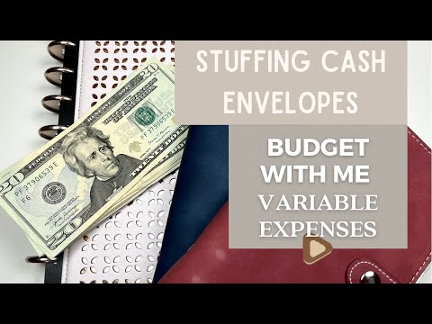 BUDGET WITH ME - Cash Envelope Stuffing, Variable Expenses, Second Quarter Mortgage Sinking Fund