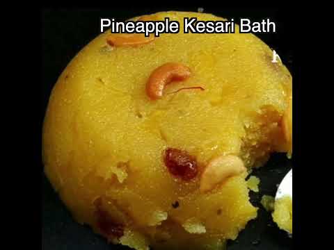 Softness Pineapple Kesari bath recipe,pineapple sooji halwa, pineapple sheera.pineapple sweet recipe