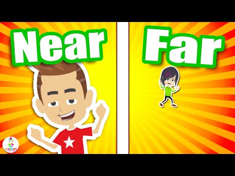 OPPOSITE Words for Young Learners! NEAR and FAR (Compare and Contrast Opposites for Children)