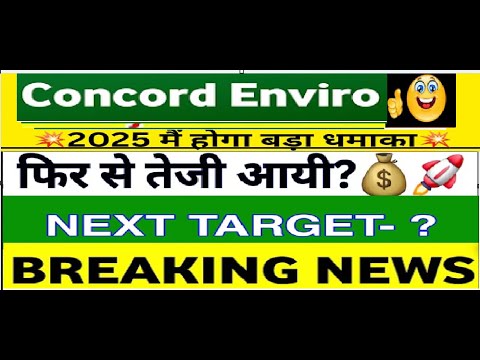 Concord enviro share latest news | Concord enviro share hold or sell ?,concord enviro ipo Target 🎯