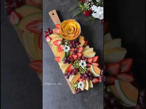 Fruit Platter Inspiration Ideas✨ How to arrange a Fruit Platter like a pro 🥭 #shorts #tutorial