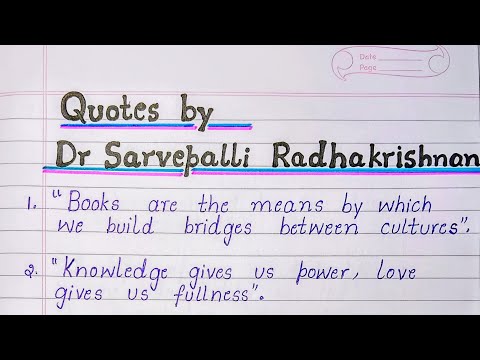 Quotes by Sarvepalli Radhakrishnan