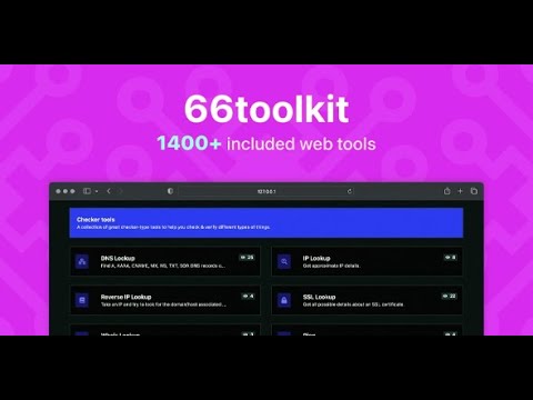 How to Build a Powerful Web Tools Platform with 66Toolkit - 1400+ Tools for Developers & Agencies