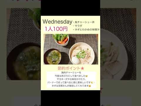 【食費10000円／月】のわが家の夜ごはん