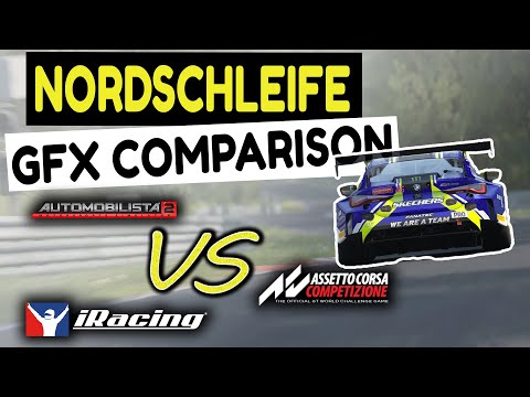 NORDSCHLEIFE: Which Sim Does It Best? EPIC GFX Settings ACC vs. iRacing vs. AMS2