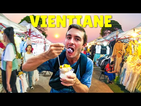 YOU Need To Visit This Laos Night Market In Vientiane! 🇱🇦