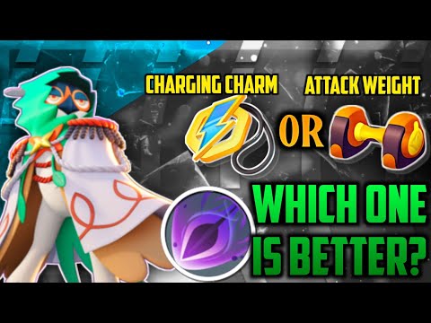 Attack weight vs Charging Charm Damage Comparison 💥|| Pokemon unite