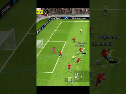 Neymar amazing skill goal 💀🔥 #shorts #efootball #pes #pesmobile