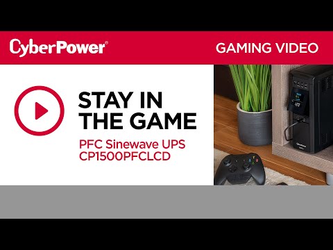 CyberPower CP1500PFCLCD Gaming Video