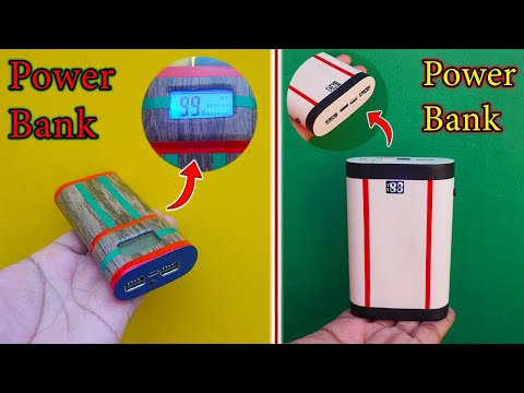 2 Types Power Bank Making At Home | Mini Display Power Bank | Power Bank Using Old Mobile Battery