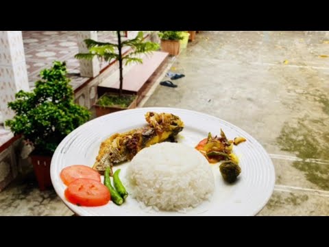 বৃষ্টিভেজা সকালে গরম ভাতের সাথে মাছ ভাজা 🐟🐟