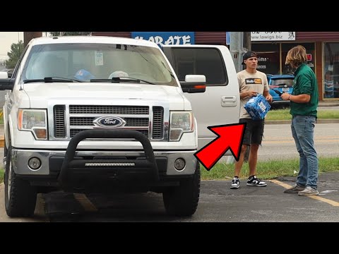 Putting the Wrong Trans Fluid in my Truck then Taking it to Orilleys | Walmart Name Pranks (epic)