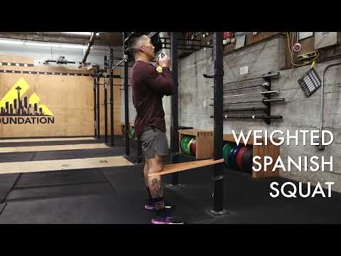 Spanish Squat (Banded, Weighted)