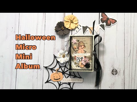 Halloween Micro Mini Album | CCC DT project share | Prima | Twilight collection