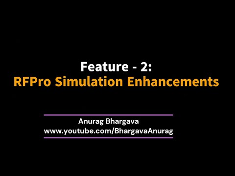 ADS2023 Top10 - Feature 2: RFPro Simulation Enhancements