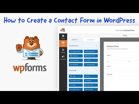 How to Create a Contact Form in WordPress