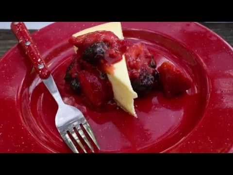 Grilled Fruit over Cheesecake