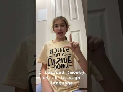 I decided to learn it in ASL💕