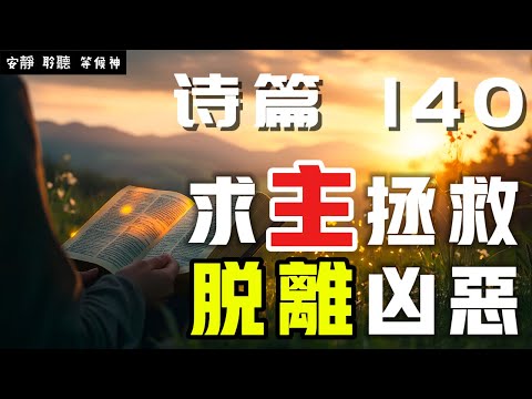 【5分鐘禱告贊美神】詩篇140 求主拯救脱离凶恶 #聖經 #等候神 #禱告 #靈修 #讀經 #應許