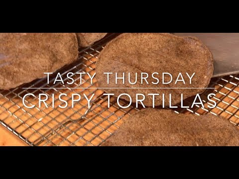 Homemade crispy tortillas - edible plates! A Tasty Thursday video