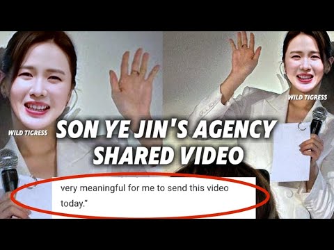 CONFIRMED! SON YE JIN'S AGENCY SHARED  VIDEO OF SON YEJIN! ANOTHER GOODNEWS! CONGRATULATIONS!