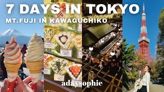 🇯🇵🗼 Tokyo vlog | Beautiful & relaxing itinerary, best food, how to go to Kawaguchiko