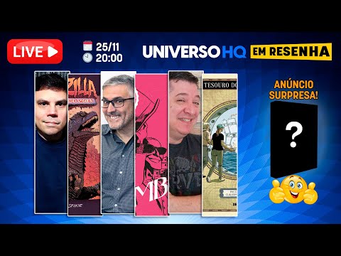 Com anúncio surpresa! O Tesouro do Cisne Negro, Samba, Godzilla! - UNIVERSO HQ EM RESENHA 176