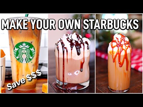 Making Starbucks Coffee Drinks at Home - Save Money!