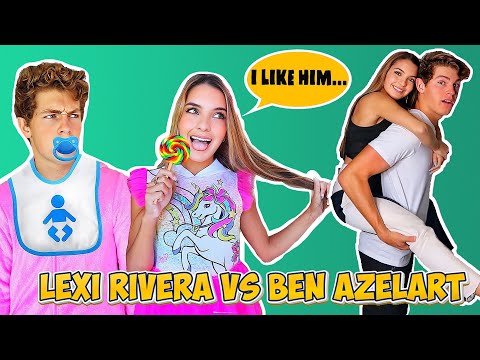 Lexi Rivera VS Ben Azelart TikToks | EXTREME Try Not to Laugh Challenge