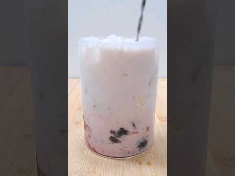 Refreshing Cherry Milk ASMR #shorts #asmr