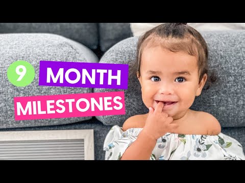 9 Month Baby Development // Milestones Guide for Baby Development at 9 Months Old // Nekole Amber