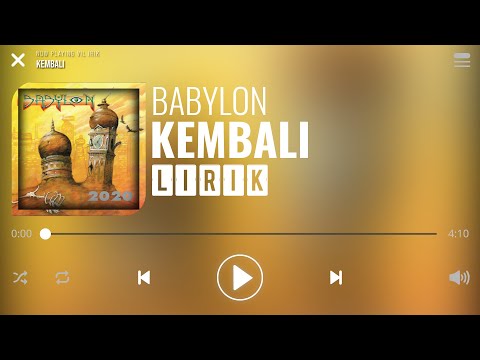 Babylon - Kembali [Lirik]