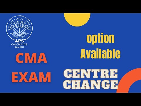 Centre to home based ,Option available , CMA online exam updates