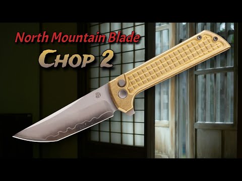 North Mountain Blade Chop 2: Japanese Style Tanto Button Lock!