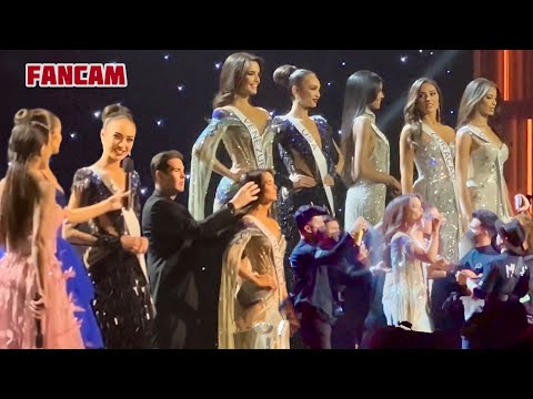 TOP 3 Announcement + Q&A -Behind The Scenes-Miss Universe 2022 -FANCAM