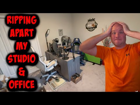 RIPPING APART my Youtube & Reselling Office. MAJOR CHANGE