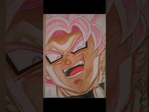 Draw Black Goku ssj rose #gokublack #gokublackrose #fanartanime #dragonball #drawingdbz #fanartanime