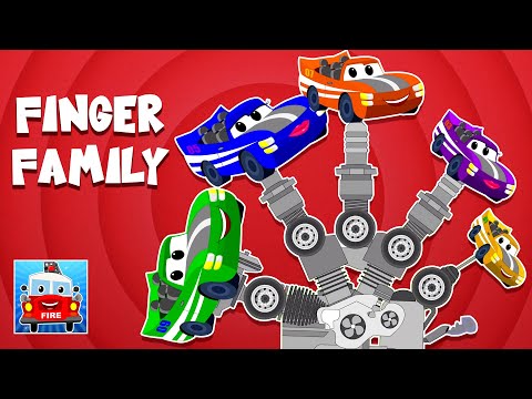 Sports Car Finger Family +More Nursery Rhymes for Babies