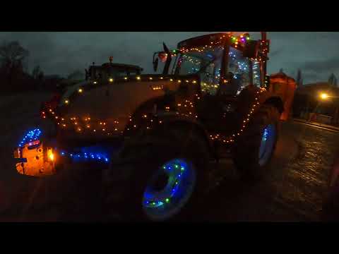 Valtra T120 The Warwickshire Federation of Young Farmers` Clubs Christmas Parade 17th December 2024