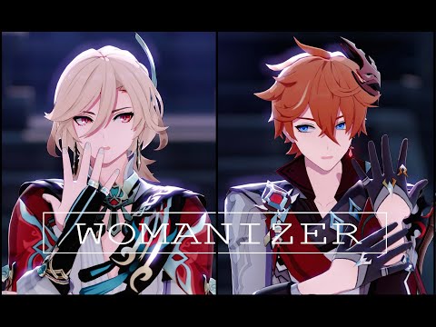 【Genshin Impact MMD】Womanizer - Tartaglia/kaveh