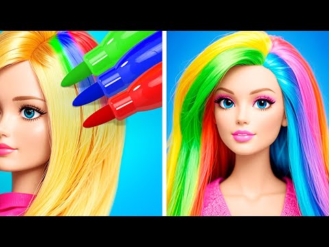 HOW To Make WOW DOLL MAKEOVER 🎀Genius DIY Ideas & Miniature Crafts by Imagine PlayWorld