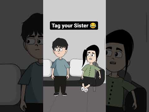 tag your sister #shortvideo #ytshorts #comedy #funny #animation