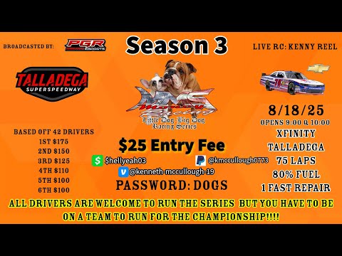 MMS Money Racing | Little Dog Big Dog 8/18/24 | Talladega Superspeedway | PGR eSports