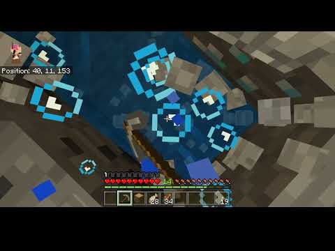 43 HITTING DIAMONDS AND MAKING A NETHER PORTAL AND AN ENCHANTMENT TABLE! Episode 12  Minecraft Break