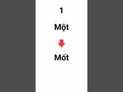 The (very simplified) Basics to Vietnamese Numbers