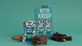 CanDo | Keto Krisp Dark Chocolate Almond Sea Salt Bar