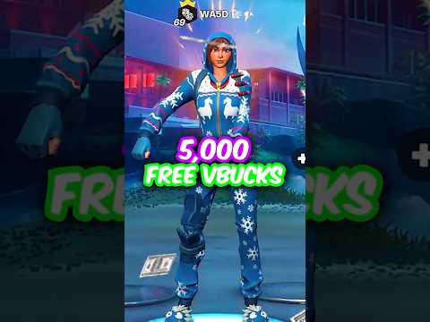 How To Get 5,000 VBUCKS In Fortnite For FREE! #fortnite #shorts #vbucks