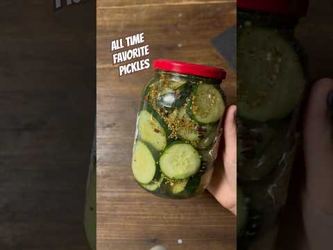 Today on the Homestead: Our All-Time Favorite Pickles Recipe | Easy Homemade Pickles #shorts