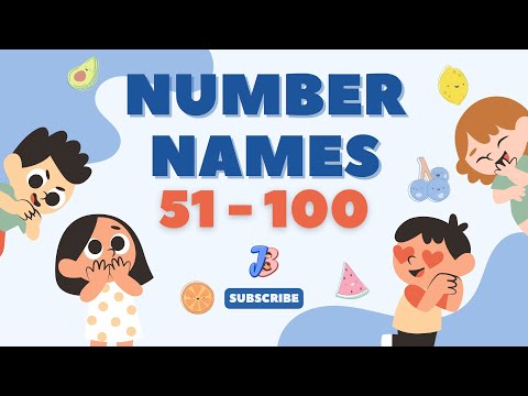 Number Names 51 to 100 |Learn Number Names 51 to 100 |Fifty one to hundred spelling |Number Counting