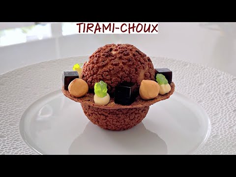 "TIRAMICHOUX" | Choux au Craquelin, Tiramisu, Coffee Ice Cream, Coffee Jelly & Hazelnut